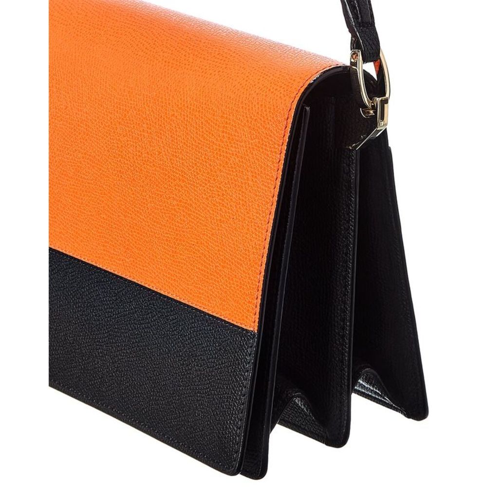Valextra Swing Medium Leather Shoulder Bag - Picture 3 of 4